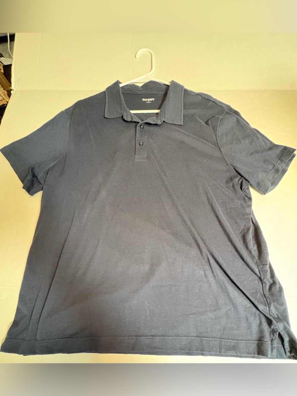Old Navy Men's gray Polo Shirt - Classic Short Sleeve